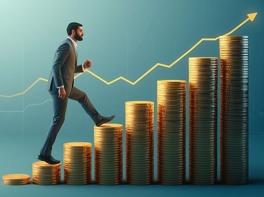 evolução financeira dinheiro